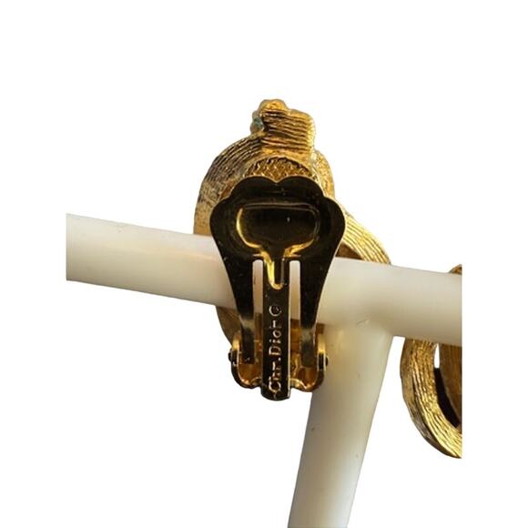 Christian Dior Vintage Love Knot Earrings*Worn by Meghan Markle May 2024 - Picture 7 of 8